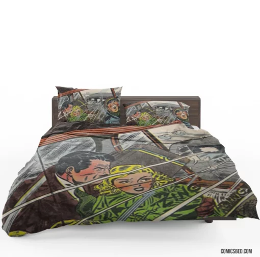 Crime And Justice Thrilling Quest Comic Bedding Set