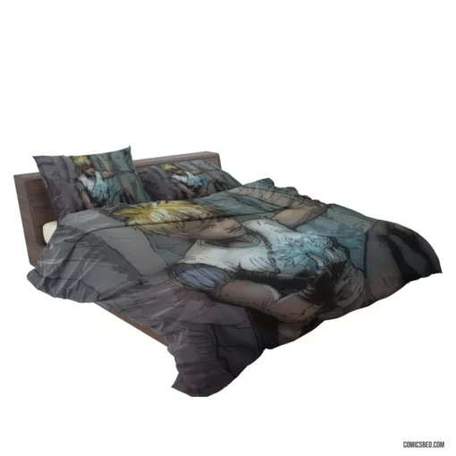 Crimson Blood-Soaked Adventure Comic Bedding Set 2