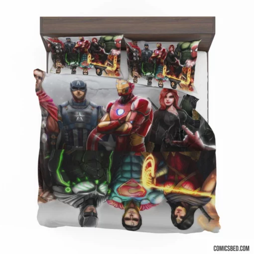 Crossover Avengers vs. Justice League Comic Bedding Set 1