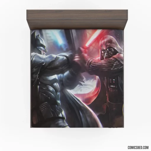 Crossover Batman Darth Vader Epic Duo Comic Fitted Sheet 1