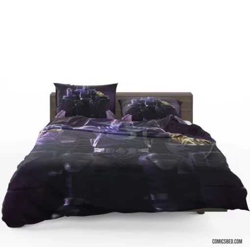 Crossover Thanos Darkseid Epic Confrontation Comic Bedding Set