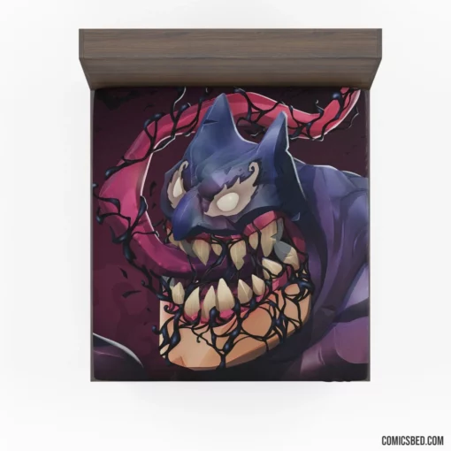 Crossover Venom Batman Heroes Comic Fitted Sheet 1