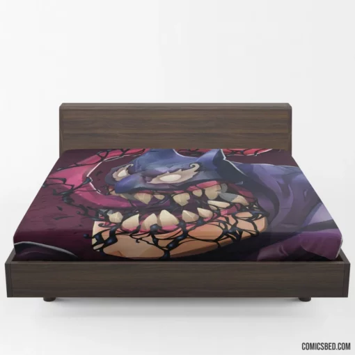 Crossover Venom Batman Heroes Comic Fitted Sheet