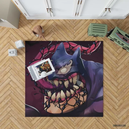 Crossover Venom Batman Heroes Comic Rug