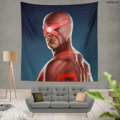 Cyclops X-Men Marvel Optic Leader Comic Wall Tapestry