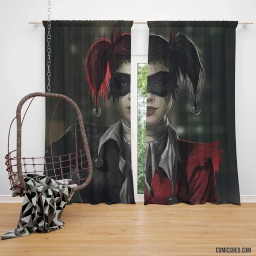 DC Blonde Jester Harley Quinn Chronicles Comic Curtain