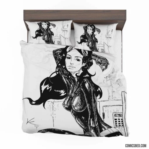 DC Catwoman Master of Intrigue Comic Bedding Set 1