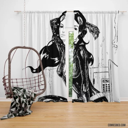 DC Catwoman Master of Intrigue Comic Curtain