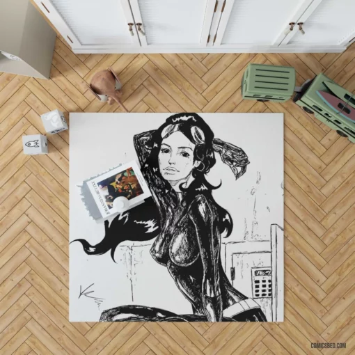 DC Catwoman Master of Intrigue Comic Rug