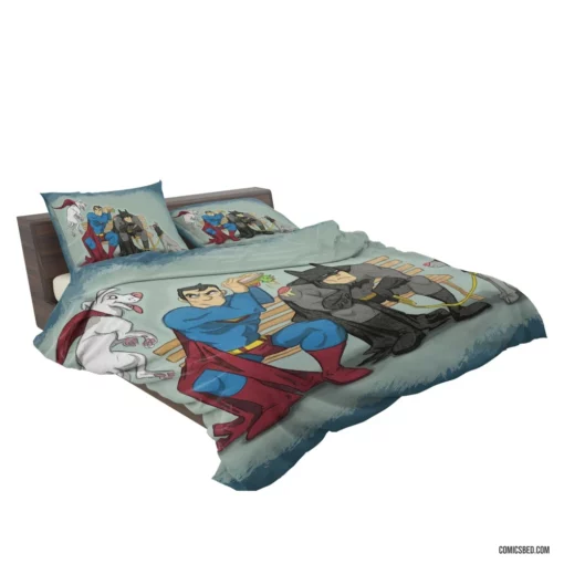 DC Comics Batman Superman Heroic Duo Bedding Set 2