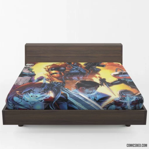 DC Comics Suicide Squad Villain Alliance Fitted Sheet