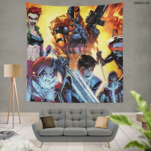 DC Comics Suicide Squad Villain Alliance Wall Tapestry