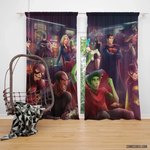 DC Comics Team Heroes Unite Curtain