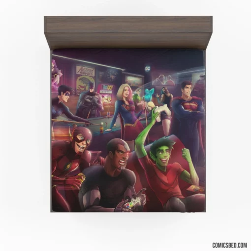 DC Comics Team Heroes Unite Fitted Sheet 1