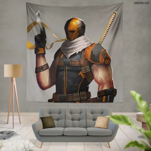 DC Deathstroke Mercenary Legacy Comic Wall Tapestry