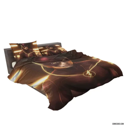 DC Flash Barry Allen Chronicles Unleashed Comic Bedding Set 2