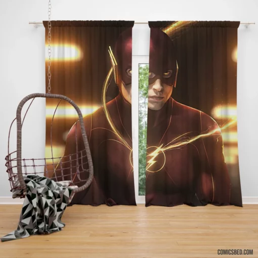 DC Flash Barry Allen Chronicles Unleashed Comic Curtain