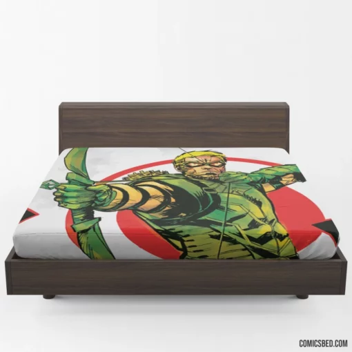 DC Hooded Archer Green Arrow Chronicles Comic Fitted Sheet