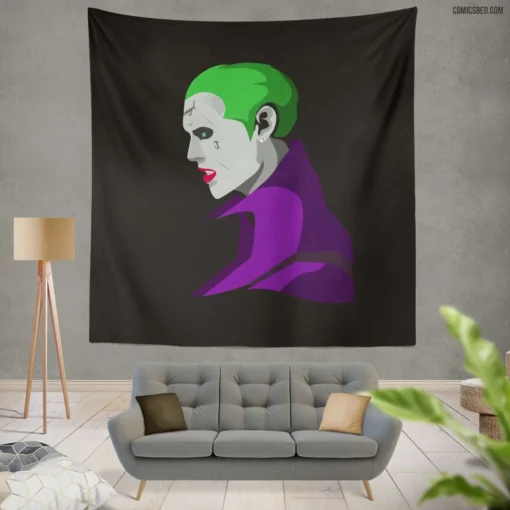 DC Joker Chronicles Mysterious Villain Comic Wall Tapestry