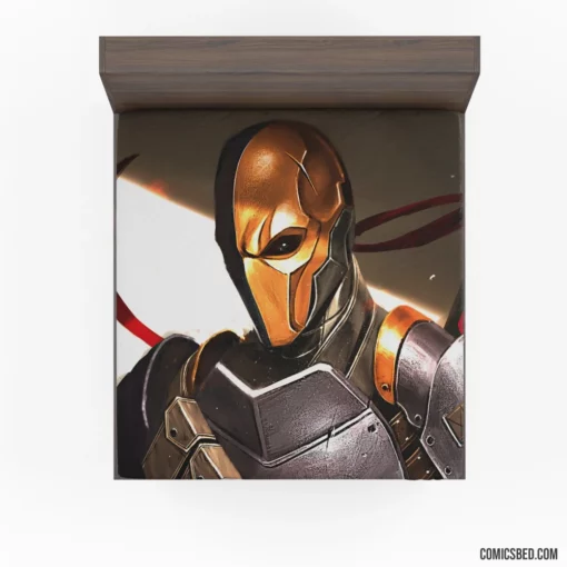 DC Lethal Assassin Deathstroke Unleashed Comic Fitted Sheet 1