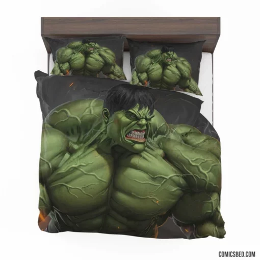 DC Rampaging Goliath Hulk Chronicles Comic Bedding Set 1