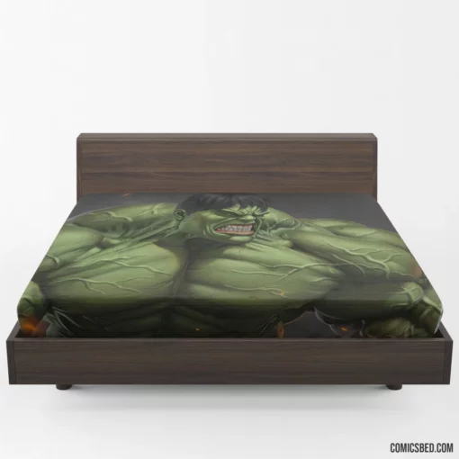 DC Rampaging Goliath Hulk Chronicles Comic Fitted Sheet