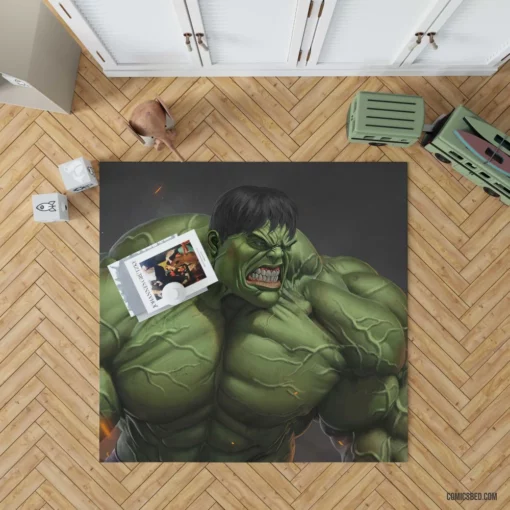 DC Rampaging Goliath Hulk Chronicles Comic Rug