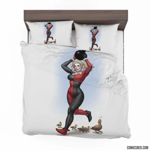 DC Rebellious Jester Harley Quinn Chronicles Comic Bedding Set 1