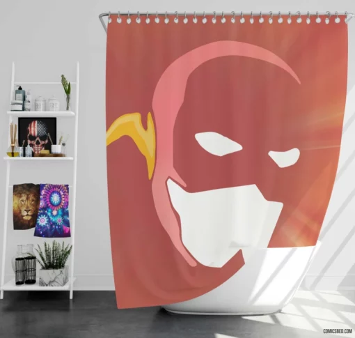 DC Speedster Saga Flash Chronicles Comic Shower Curtain