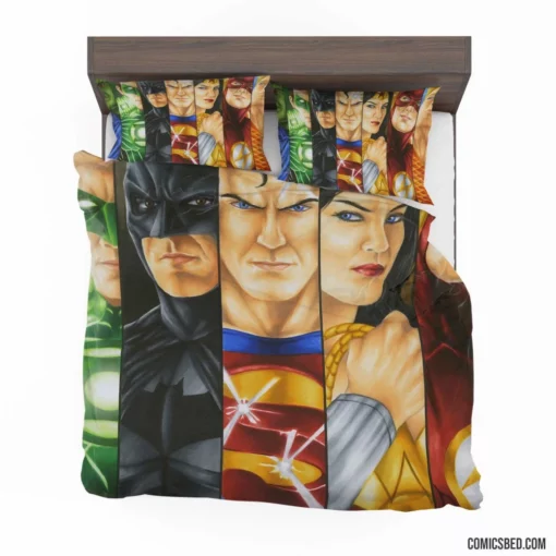 DC Superheroes United Justice League Chronicles Comic Bedding Set 1