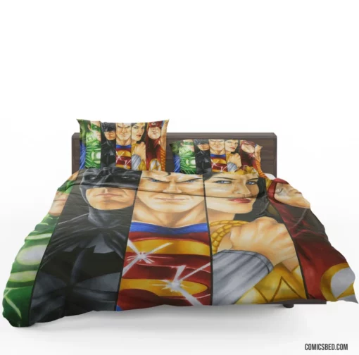 DC Superheroes United Justice League Chronicles Comic Bedding Set