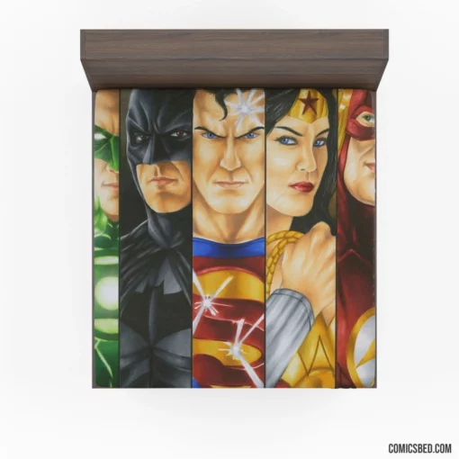 DC Superheroes United Justice League Chronicles Comic Fitted Sheet 1