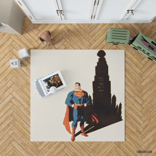 DC Superman Heroic Exploits Continue Comic Rug