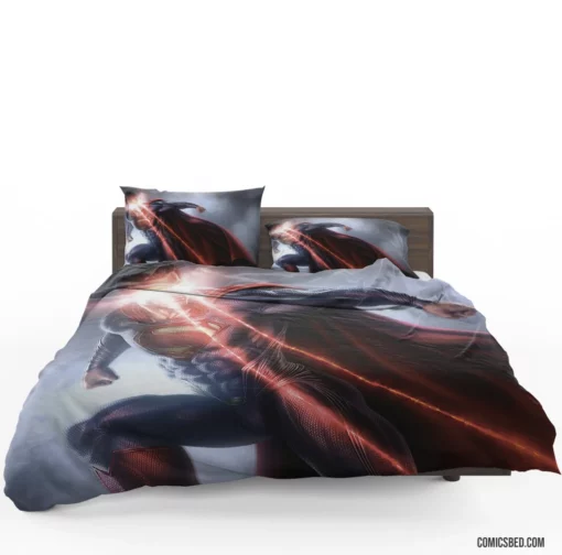 DC Superman Heroic Feats Continue Comic Bedding Set