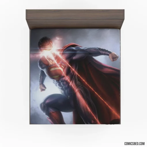 DC Superman Heroic Feats Continue Comic Fitted Sheet 1