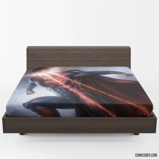 DC Superman Heroic Feats Continue Comic Fitted Sheet