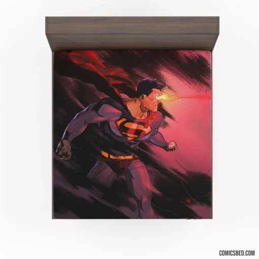 DC Superman Iconic Heroic Saga Comic Fitted Sheet 1