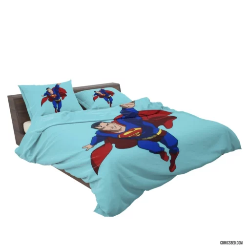 DC Superman Legendary Hero Soars Comic Bedding Set 2