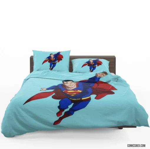 DC Superman Legendary Hero Soars Comic Bedding Set