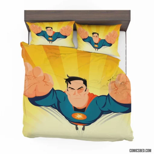 DC Superman Timeless Heroic Feats Comic Bedding Set 1