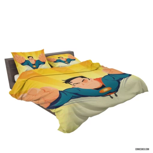 DC Superman Timeless Heroic Feats Comic Bedding Set 2