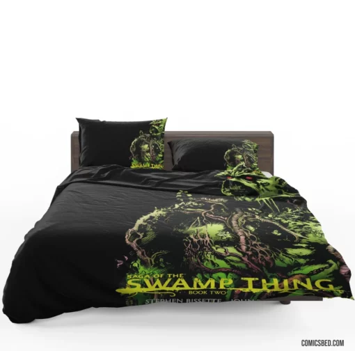 DC Swamp Thing Eerie Adventures Comic Bedding Set