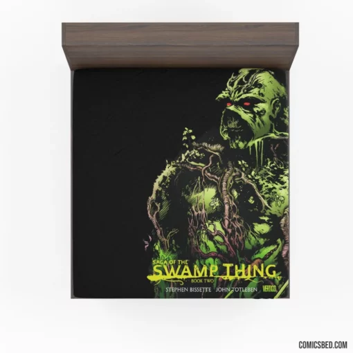 DC Swamp Thing Eerie Adventures Comic Fitted Sheet 1