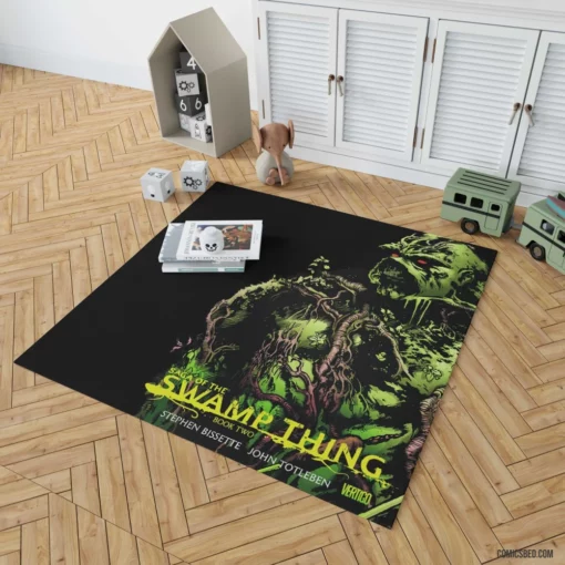 DC Swamp Thing Eerie Adventures Comic Rug 1