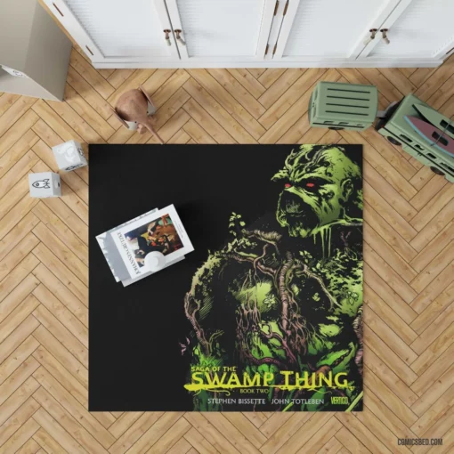 DC Swamp Thing Eerie Adventures Comic Rug