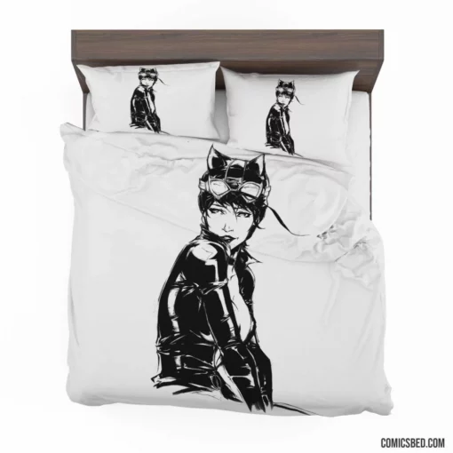 DC Tempting Catwoman Femme Fatale Comic Bedding Set 1