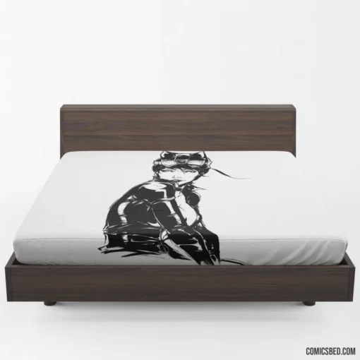 DC Tempting Catwoman Femme Fatale Comic Fitted Sheet