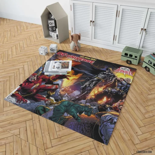 DC Universe Heroes Assemble Comic Rug 1