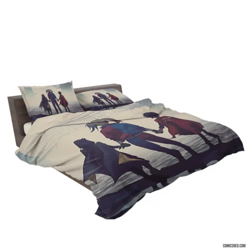 DCeased Harley Quinn Mischievous Trio Comic Bedding Set 2