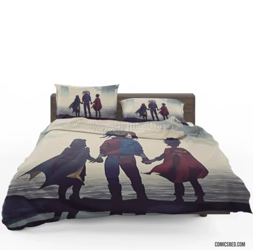 DCeased Harley Quinn Mischievous Trio Comic Bedding Set